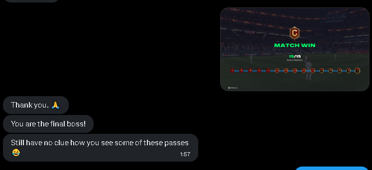 Real customer review and 15/15 Weekend League result